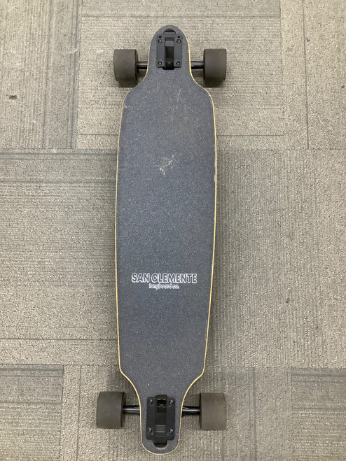 Vist Large View of Product Image Which is Used SAN CLEMENTINE Longboard Black Long