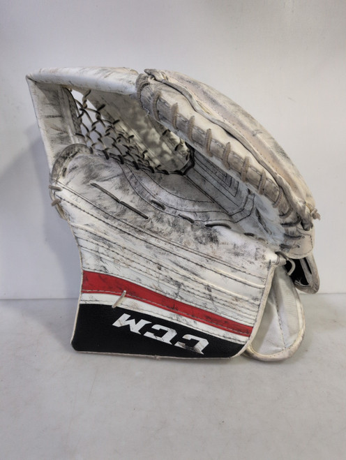 Vist Large View of Product Image Which is Used CCM PREMIER R1.9 Inter Goalie Catcher White