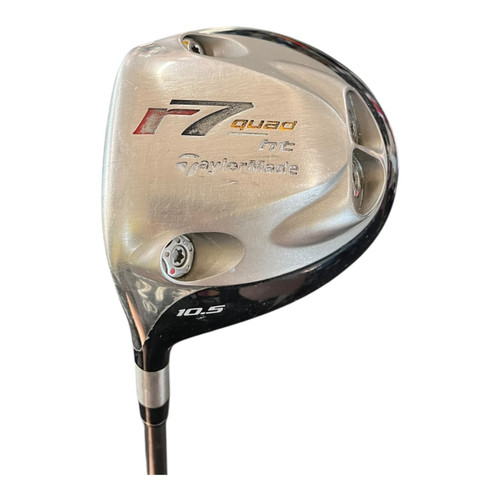 Vist Large View of Product Image Which is Used Taylormade R7 QUAD HT Mens Driver LH 10.5 Degree
