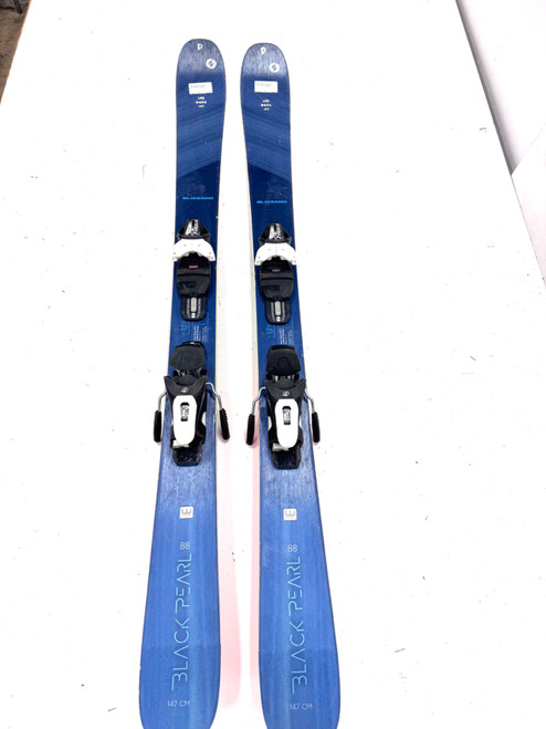 Vist Large View of Product Image Which is Used Blizzard BLACK PEARL Mens DH Ski/Binding Navy Blue 147 cm