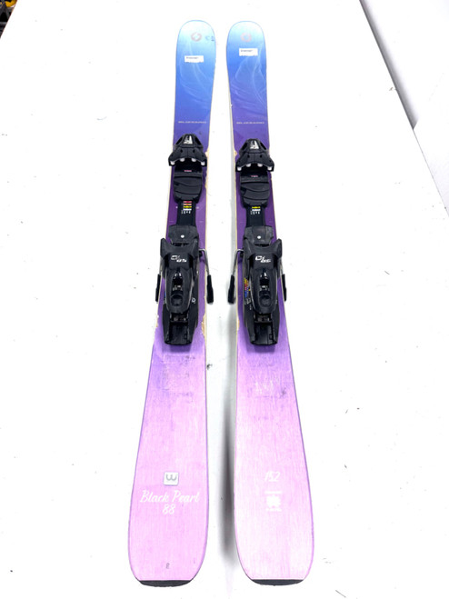 Vist Large View of Product Image Which is Used Blizzard BLACK PEARL Mens DH Ski/Binding Purple 152 cm