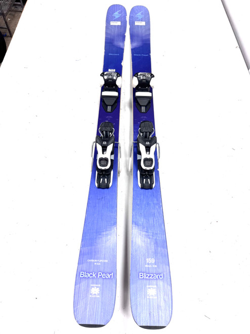 Vist Large View of Product Image Which is Used Blizzard BLACK PEARL Mens DH Ski/Binding Purple 159 cm