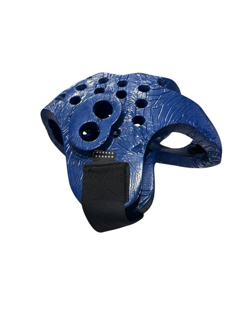 Vist Large View of Product Image Which is Used Tiger Claw Martial Arts Head Gear Royal Blue