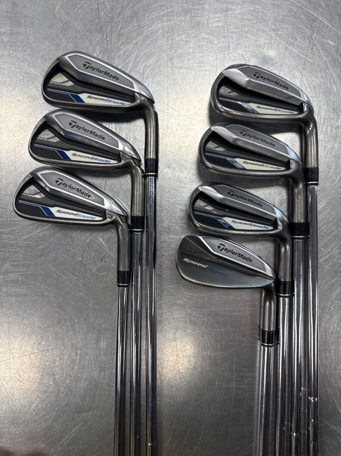 Vist Large View of Product Image Which is Used Taylormade SPEEDBLADE Mens Iron Set RH 5I-GW/AW
