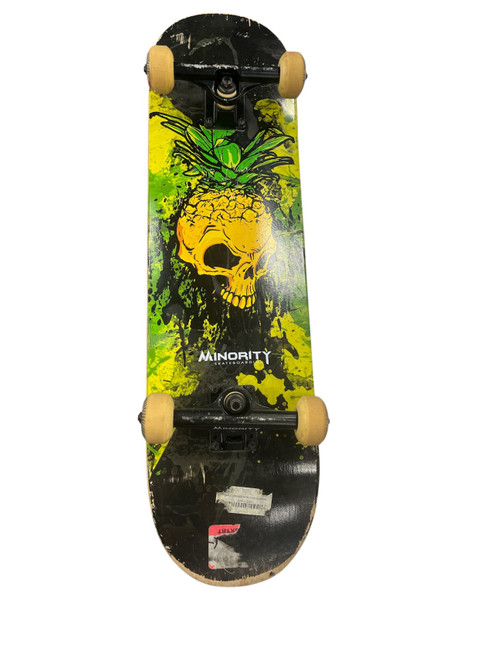 Vist Large View of Product Image Which is Used MINORITY SKATEBOARD Complete Skateboard Black Regular