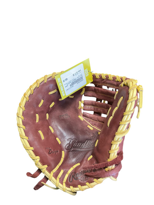 Vist Large View of Product Image Which is Used Rawlings SANDLOT SERIES BB/SB First Base LH Throw Maroon 12 1/2"