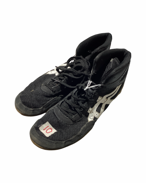 Vist Large View of Product Image Which is Used Asics Wrestling Shoes Black Senior 10