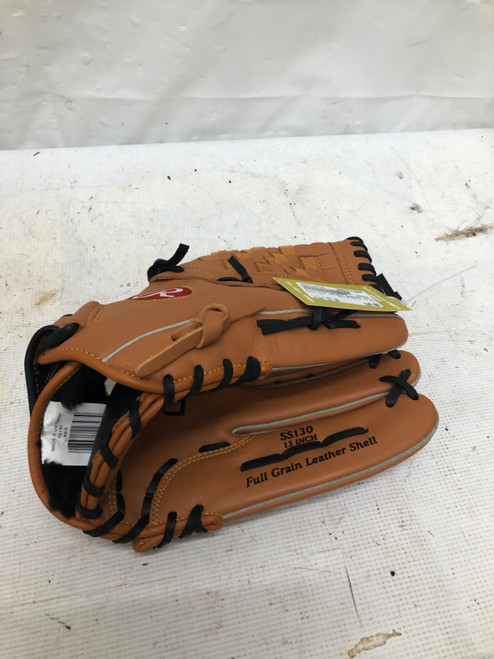 Vist Large View of Product Image Which is Used Rawlings SELECT SERIES SS130 BB/SB Glove RH Throw Brown 13"