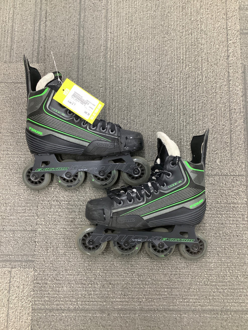 Vist Large View of Product Image Which is Used Tour Skate CODE 9 Roller Hockey Skates Black Senior 7