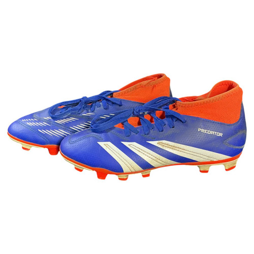 Vist Large View of Product Image Which is Used Adidas Soccer Cleats Royal Blue Senior 6