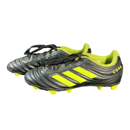 Vist Large View of Product Image Which is Used Adidas Soccer Cleats Black Junior 02.5