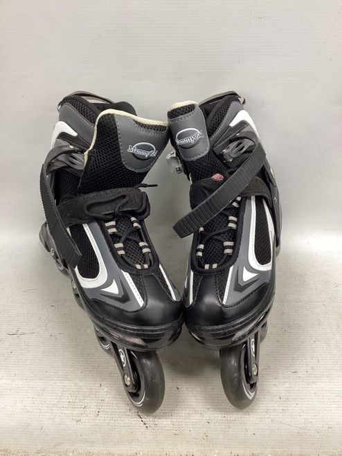 Vist Large View of Product Image Which is Used MAMMY GOL ROLLER BLADES Senior Rec Fitness Skates Black Adjustable