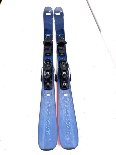 Vist Large View of Product Image Which is Used Blizzard BLACK PEARL Mens DH Ski/Binding Navy Blue 153 cm