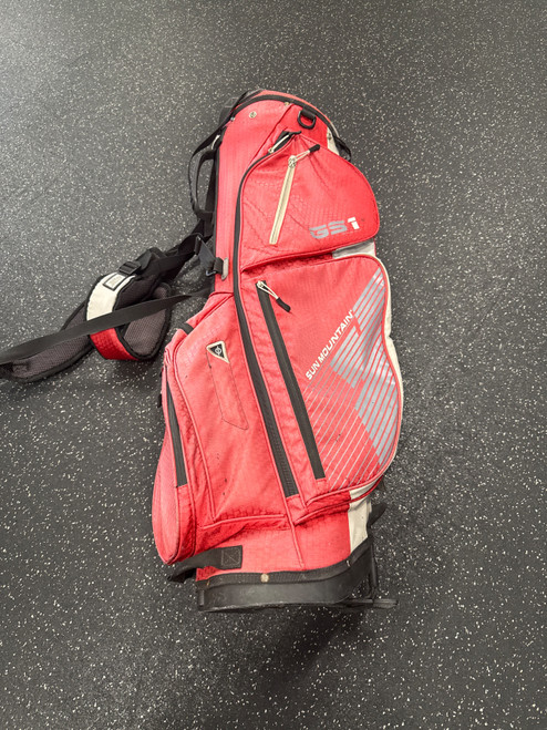 Vist Large View of Product Image Which is Used Sun Mountain GS1 Mens Stand Bag Red