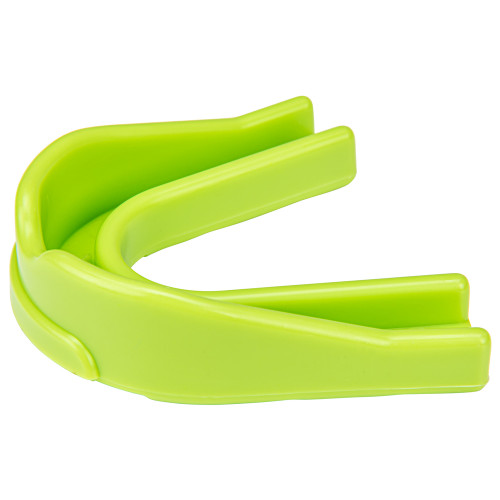 Vist Large View of Product Image Which is NEW CHAMPRO ADULT BOIL-AND-BITE STRAPLESS MOUTHGUARD (NEON GREEN)