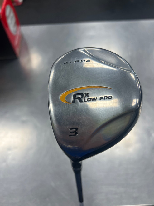 Vist Large View of Product Image Which is Used ALPHA RX LOW PRO Mens Fairway Wood LH 3 Wood