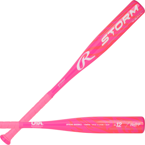 Vist Large View of Product Image Which is New Rawlings Storm T-Ball Bat 24" -12