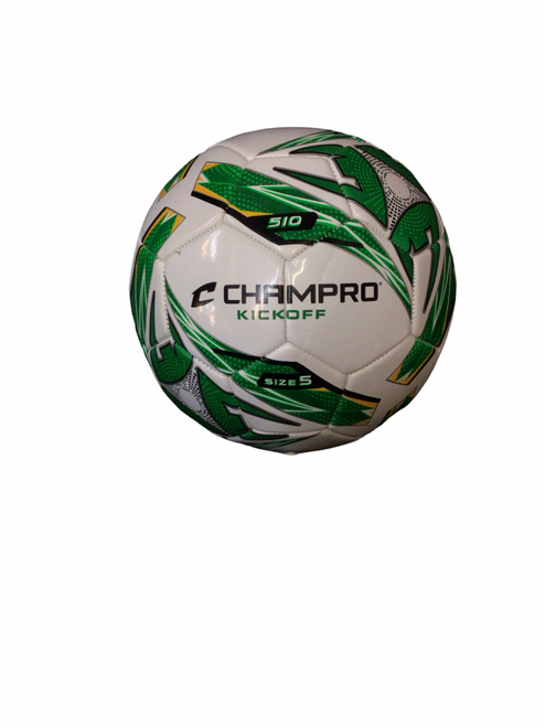 Vist Large View of Product Image Which is New SIZE 5 GREEN KICKOFF BALL