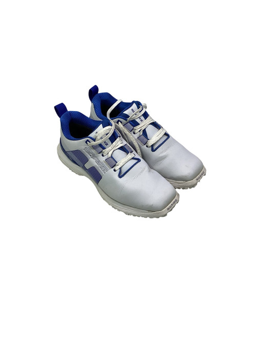 Vist Large View of Product Image Which is Used Sqairz GOLF SHOE Mens Golf Shoes Royal Blue And White Senior 10