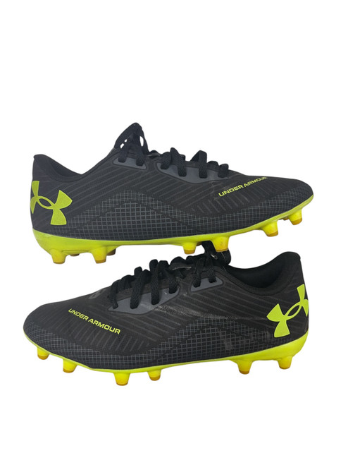 Vist Large View of Product Image Which is Used Under Armour Soccer Cleats Black Youth 06.0