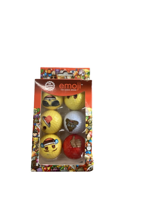 Vist Large View of Product Image Which is Used EMOJI GOLF BALLS - 6 PIECE 6 Pack - Golf Balls