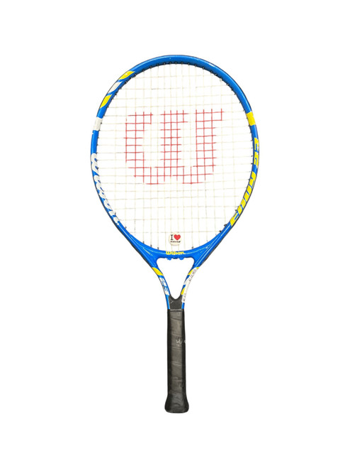 Vist Large View of Product Image Which is Used Wilson ENVY 23 Junior Tennis Racquet Royal Blue 23"