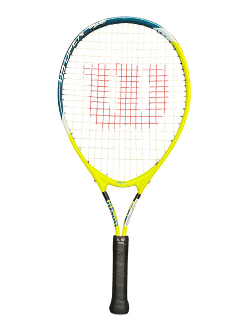 Vist Large View of Product Image Which is Used Wilson US OPEN 23 Junior Tennis Racquet Yellow 23"