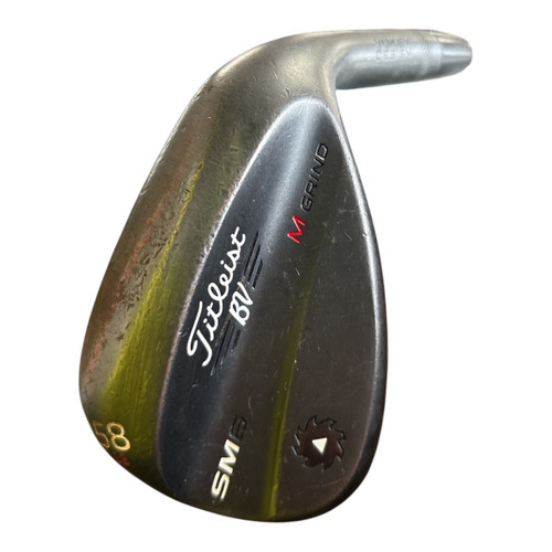 Vist Large View of Product Image Which is Used Titleist 58 DEG SM6 VOKEY Golf Wedge Mens RH 58 Degree