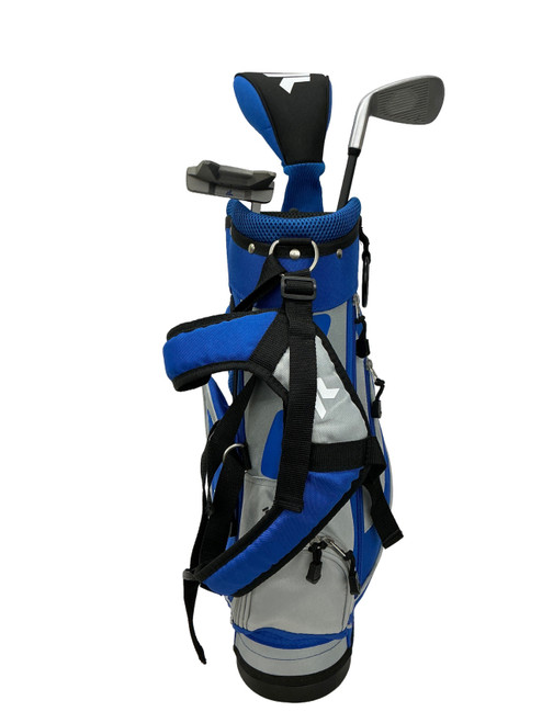 Vist Large View of Product Image Which is Used Top Flite KIDS 3 CLUBS +BAG SET AGES 2-5 Jr Package Set RH Royal Blue 4 Piece