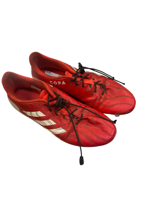 Vist Large View of Product Image Which is Used Adidas Soccer Cleats Red Senior 8
