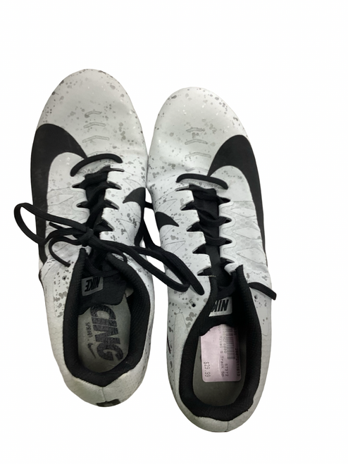 Vist Large View of Product Image Which is Used Nike Track & Field Cleats Adult White Senior 10