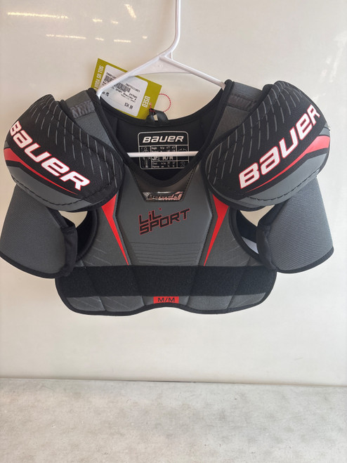 Vist Large View of Product Image Which is Used Bauer LIL SPORT Junior Shoulder Pads MD