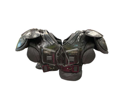 Vist Large View of Product Image Which is Used Champro GAUNTLET VER.1 FB Shoulder Pads Black MD