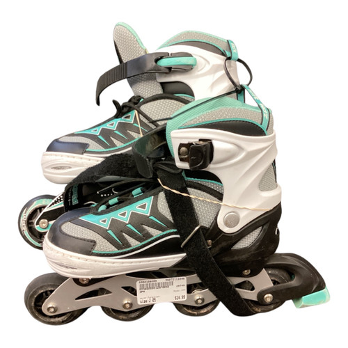 Vist Large View of Product Image Which is Used ZPM Junior Rec Fitness Skates Turquoise Junior 05