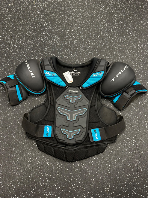 Vist Large View of Product Image Which is Used True XC9 Senior Shoulder Pads LG