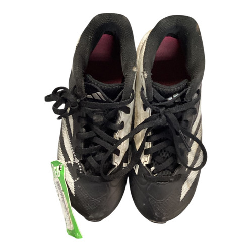 Vist Large View of Product Image Which is Used Adidas 1.5 BLK/WHT BB/SB Cleats Black Junior 01.5