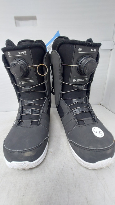 Vist Large View of Product Image Which is Used Ride BOA Mens Snowboard Boots Black Senior 6.5