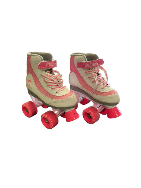 Vist Large View of Product Image Which is Used RollerDerby FIRESTAR Junior Roller Quad Skates Pink Junior 01