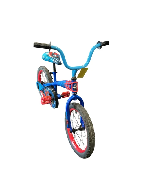 Vist Large View of Product Image Which is Used Huffy HUFFY SPIDERMAN Cruiser Bike Boys Royal Blue 16"