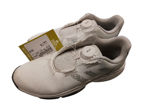 Vist Large View of Product Image Which is Used Adidas BOA GOLF SHOES Jr Golf Shoes White Junior 05