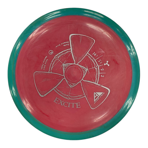 Vist Large View of Product Image Which is Used Axiom EXCITE Disc Golf Driver Pink 175g