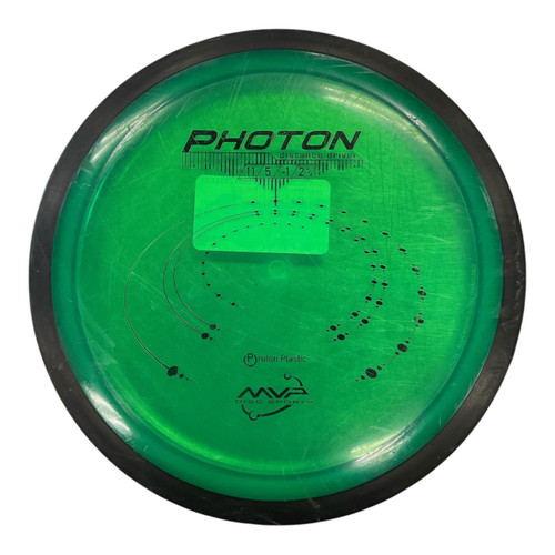 Vist Large View of Product Image Which is Used MVP PHOTON Disc Golf Driver Green 172g