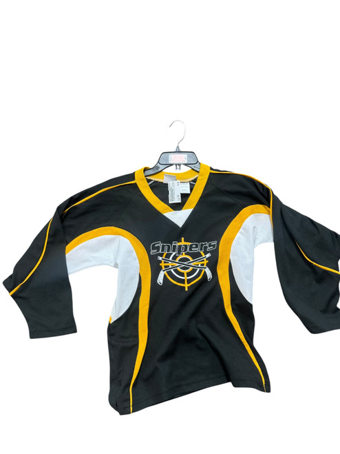 Vist Large View of Product Image Which is Used Hockey Practice Jersey Black Youth