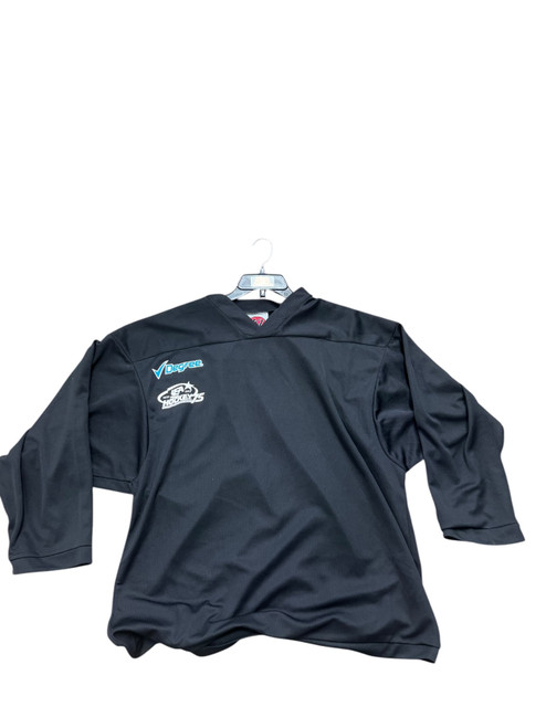 Vist Large View of Product Image Which is Used K1 Hockey Practice Jersey Black Youth