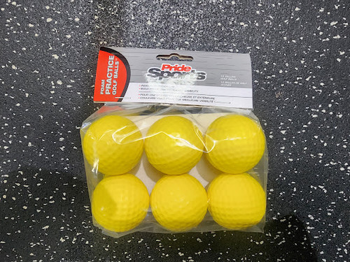 Vist Large View of Product Image Which is New Pride Sports Foam Practice Golf Balls 12 pack