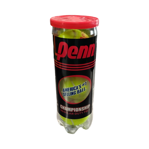Vist Large View of Product Image Which is Used Penn CHAMPIONSHIP REGULAR DUTY FELT 3-ball Tennis Canister