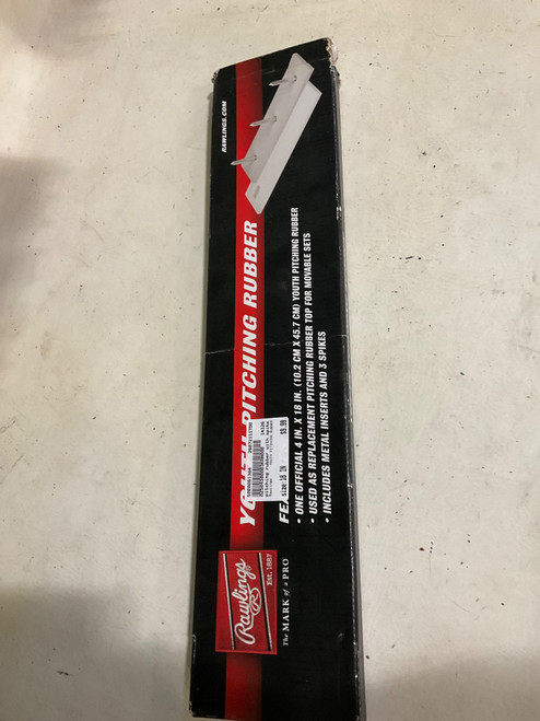 Vist Large View of Product Image Which is Used Rawlings YOUTH PITCHING RUBBER Field Equipment 18"
