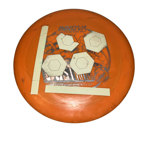 Vist Large View of Product Image Which is Used Innova DESTROYER DRIVER Disc Golf Driver Orange