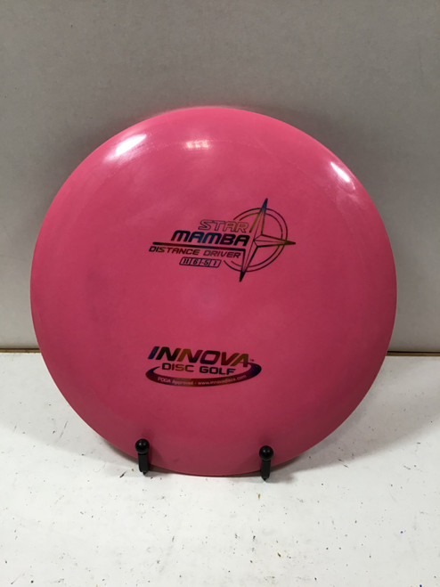 Vist Large View of Product Image Which is Used Innova STAR MAMBA Disc Golf Driver Pink 170g