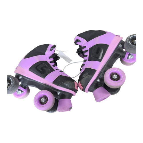 Vist Large View of Product Image Which is Used CRAZY QUADS 12Y-2 Child Roller Quad Skates Purple Adjustable